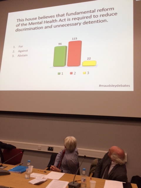 Voting - 56 Maudsley Debate